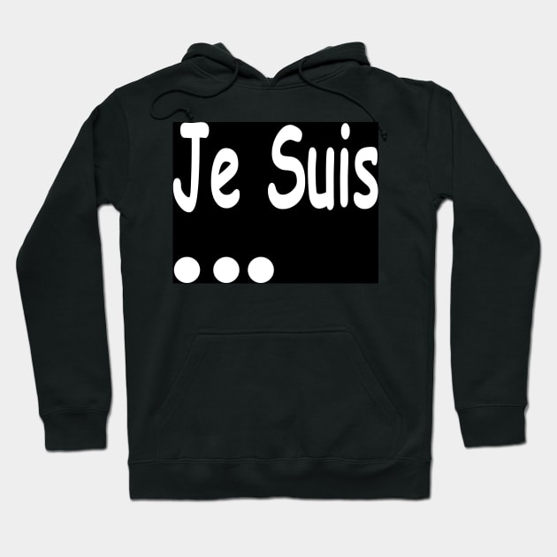 Je Suis Charlie Hoodie by Colin-Bentham